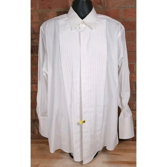 Brooks Brothers Other - Brooks Brothers Shirt Mens 17.5 / 33 Tuxedo Pleated French Cuff Tradional Fit